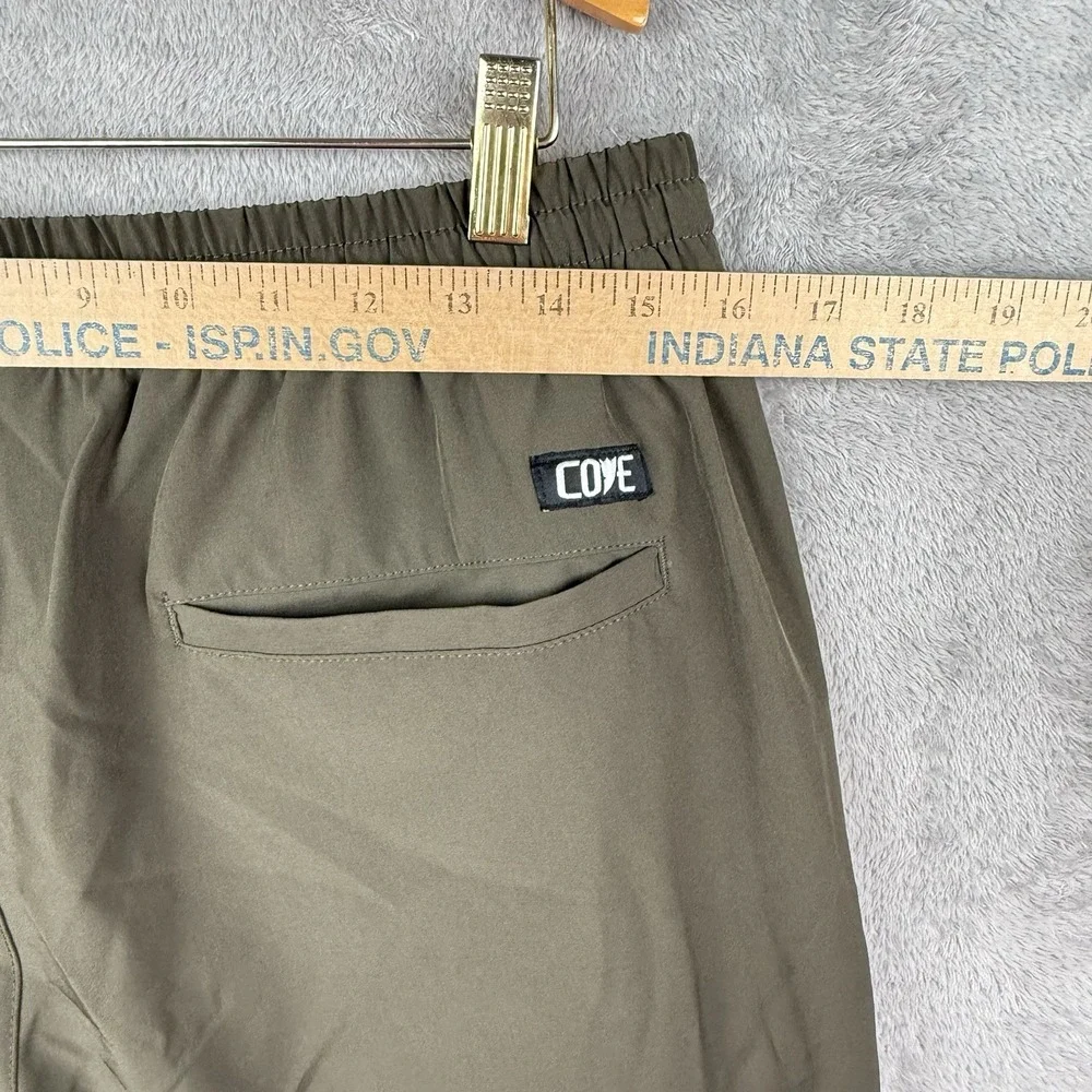 COVE Joggers Mens XL Olive Green Active Pants Stretch Casual Travel Athleisure